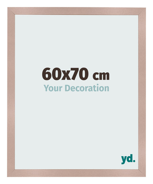 Cadre Photo 60x70 cm Rose Ancien MDF Bologna De Face Mesure | Yourdecoration.fr