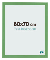 Cadre Photo 60x70 cm Vert MDF Bologna De Face Mesure | Yourdecoration.fr