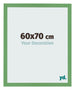 Cadre Photo 60x70 cm Vert MDF Bologna De Face Mesure | Yourdecoration.fr