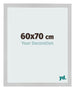Cadre Photo 60x70cm Acier Inoxydable MDF Bologna De Face Mesure | Yourdecoration.fr