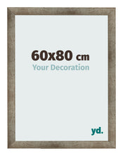 Cadre Photo 60x80 cm Metal Vintage MDF Bologna De Face Mesure | Yourdecoration.fr