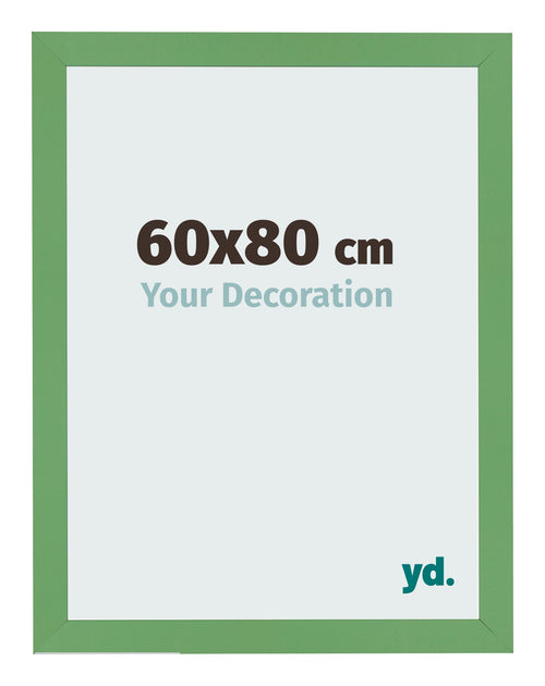 Cadre Photo 60x80 cm Vert MDF Bologna De Face Mesure | Yourdecoration.fr