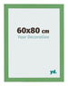 Cadre Photo 60x80 cm Vert MDF Bologna De Face Mesure | Yourdecoration.fr