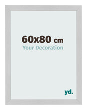 Cadre Photo 60x80cm Acier Inoxydable MDF Bologna De Face Mesure | Yourdecoration.fr