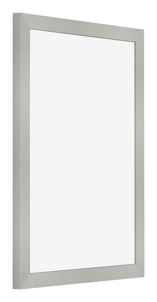 Cadre Photo 60x80cm Argent Mat MDF Bologna De Face Oblique | Yourdecoration.fr