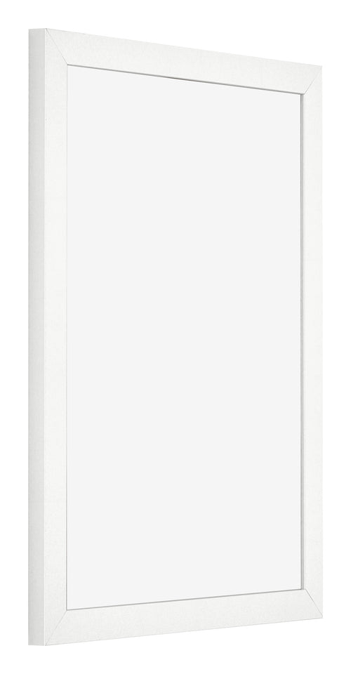 Cadre Photo 60x80cm Blanc Brillant MDF Bologna De Face Oblique | Yourdecoration.fr