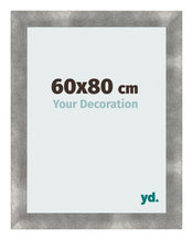 Cadre Photo 60x80cm Metal Vintage MDF Pisa De Face Mesure | Yourdecoration.fr