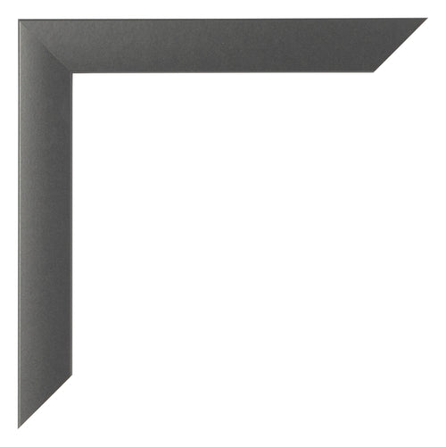 Cadre Photo 60x80cm Noir Argent Poli MDF Pisa Detail Coin | Yourdecoration.fr