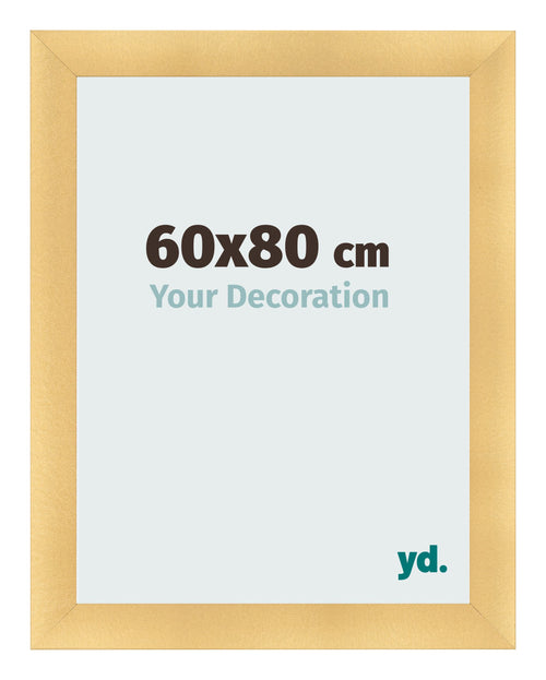 Cadre Photo 60x80cm Or Vintage MDF Pisa De Face Mesure | Yourdecoration.fr