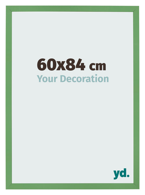 Cadre Photo 60x84 cm Vert MDF Bologna De Face Mesure | Yourdecoration.fr