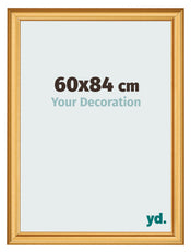 Cadre Photo 60x84cm Or Mat MDF Lazio De Face Mesure | Yourdecoration.fr