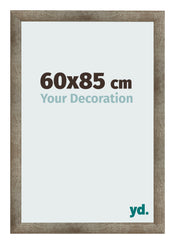 Cadre Photo 60x85 cm Metal Vintage MDF Bologna De Face Mesure | Yourdecoration.fr