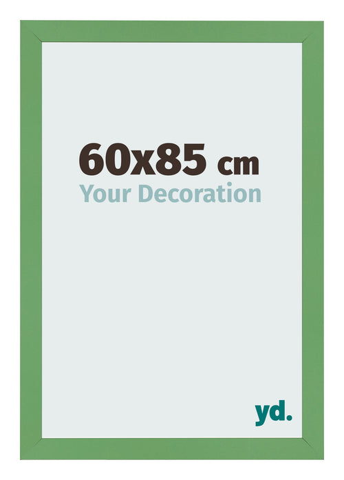 Cadre Photo 60x85 cm Vert MDF Bologna De Face Mesure | Yourdecoration.fr