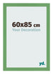 Cadre Photo 60x85 cm Vert MDF Bologna De Face Mesure | Yourdecoration.fr