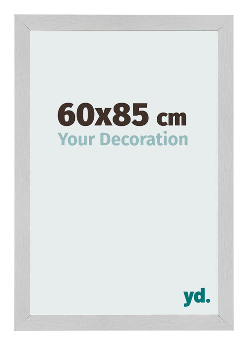 Cadre Photo 60x85cm Acier Inoxydable MDF Bologna De Face Mesure | Yourdecoration.fr