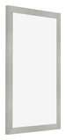 Cadre Photo 60x85cm Argent Mat MDF Bologna De Face Oblique | Yourdecoration.fr
