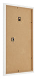 Cadre Photo 60x85cm Blanc Brillant MDF Bologna Arriere Oblique | Yourdecoration.fr