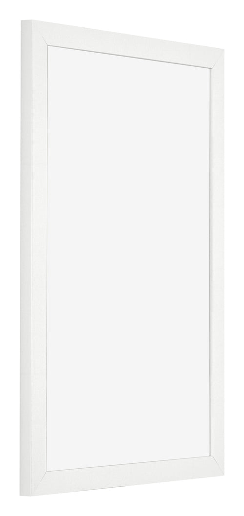 Cadre Photo 60x85cm Blanc Brillant MDF Bologna De Face Oblique | Yourdecoration.fr