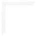 Cadre Photo 60x85cm Blanc Brillant MDF Bologna Detail Coin | Yourdecoration.fr