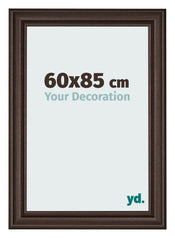 Cadre Photo 60x85cm Chene Fonce MDF Lazio De Face Mesure | Yourdecoration.fr