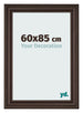 Cadre Photo 60x85cm Chene Fonce MDF Lazio De Face Mesure | Yourdecoration.fr