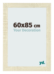 Cadre Photo 60x85cm Chene Sonoma MDF Pisa De Face Mesure | Yourdecoration.fr