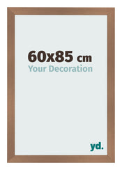 Cadre Photo 60x85cm Cuivre Décor MDF Bologna De Face Mesure | Yourdecoration.fr
