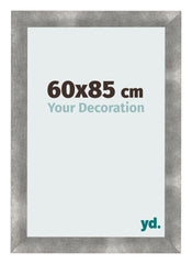 Cadre Photo 60x85cm Metal Vintage MDF Pisa De Face Mesure | Yourdecoration.fr