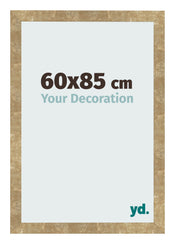 Cadre Photo 60x85cm Or Antique MDF Bologna De Face Mesure | Yourdecoration.fr