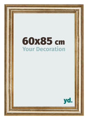 Cadre Photo 60x85cm Or Antique MDF Lazio De Face Mesure | Yourdecoration.fr