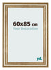 Cadre Photo 60x85cm Or Antique MDF Lazio De Face Mesure | Yourdecoration.fr