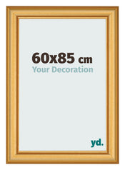 Cadre Photo 60x85cm Or Mat MDF Lazio De Face Mesure | Yourdecoration.fr