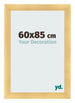 Cadre Photo 60x85cm Or Vintage MDF Pisa De Face Mesure | Yourdecoration.fr