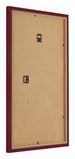 Cadre Photo 60x85cm Vin Rouge Patine MDF Bologna Arriere Oblique | Yourdecoration.fr