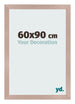 Cadre Photo 60x90 cm Rose Ancien MDF Bologna De Face Mesure | Yourdecoration.fr