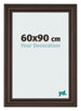 Cadre Photo 60x90cm Chene Fonce MDF Lazio De Face Mesure | Yourdecoration.fr
