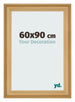 Cadre Photo 60x90cm De Pin Grain de Bois MDF Lazio De Face Mesure | Yourdecoration.fr