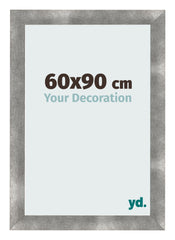 Cadre Photo 60x90cm Metal Vintage MDF Pisa De Face Mesure | Yourdecoration.fr