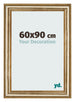 Cadre Photo 60x90cm Or Antique MDF Lazio De Face Mesure | Yourdecoration.fr