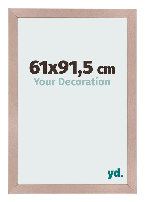 Cadre Photo 61x91 5 cm Rose Ancien MDF Bologna De Face Mesure | Yourdecoration.fr