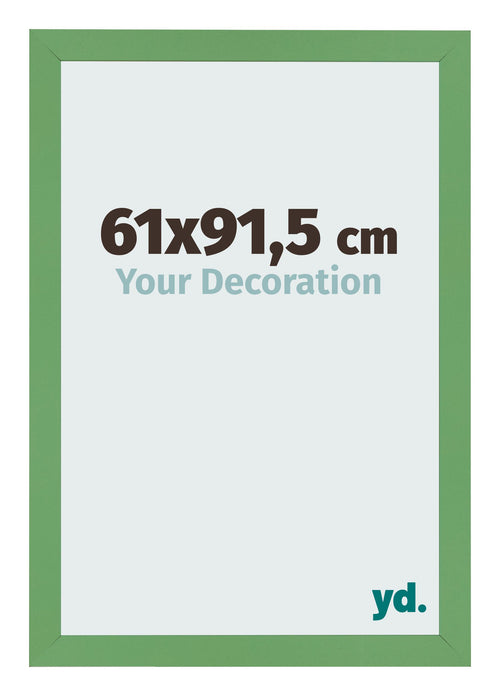 Cadre Photo 61x91 5 cm Vert MDF Bologna De Face Mesure | Yourdecoration.fr