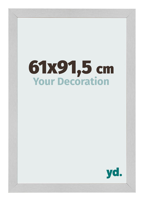 Cadre Photo 61x91 5cm Acier Inoxydable MDF Bologna De Face Mesure | Yourdecoration.fr