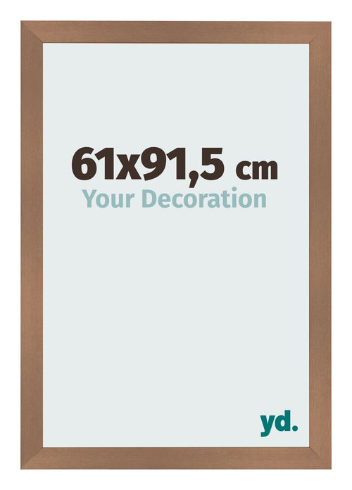 Cadre Photo 61x91 5cm Cuivre Décor MDF Bologna De Face Mesure | Yourdecoration.fr