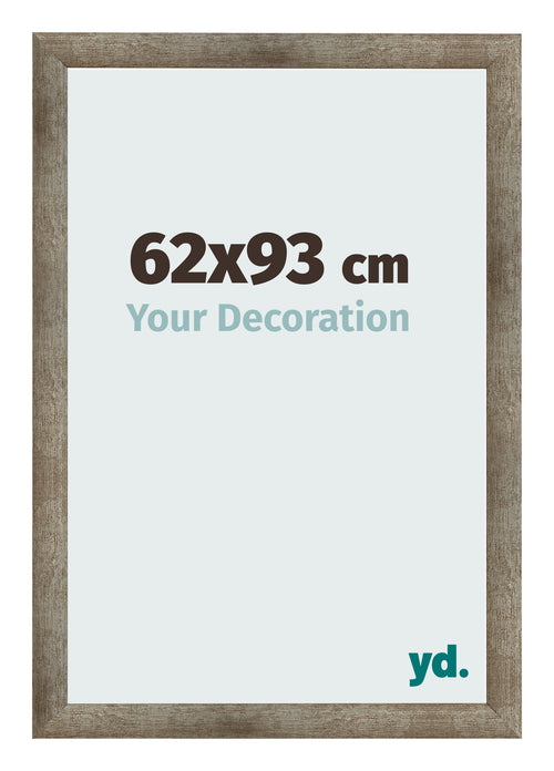 Cadre Photo 62x93 cm Metal Vintage MDF Bologna De Face Mesure | Yourdecoration.fr