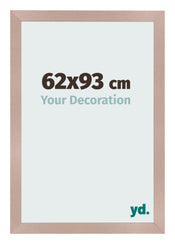 Cadre Photo 62x93 cm Rose Ancien MDF Bologna De Face Mesure | Yourdecoration.fr
