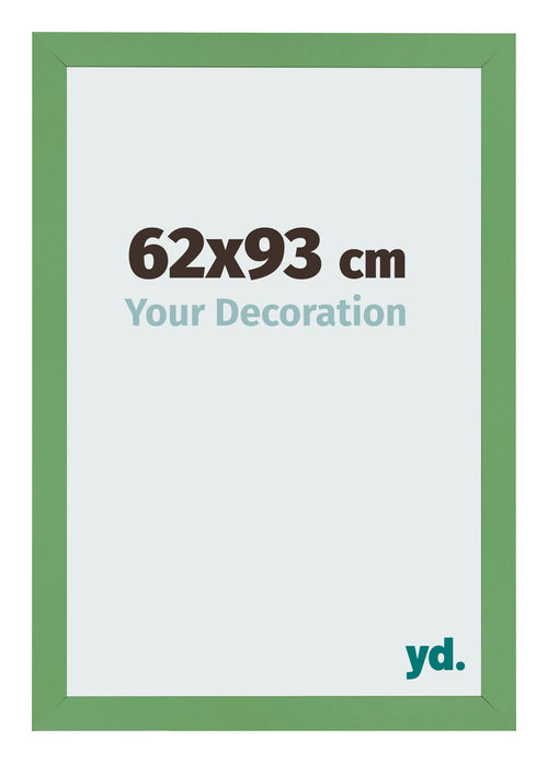Cadre Photo 62x93 cm Vert MDF Bologna De Face Mesure | Yourdecoration.fr