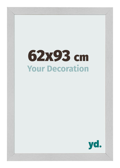 Cadre Photo 62x93cm Acier Inoxydable MDF Bologna De Face Mesure | Yourdecoration.fr