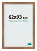 Cadre Photo 62x93cm Cuivre Décor MDF Bologna De Face Mesure | Yourdecoration.fr