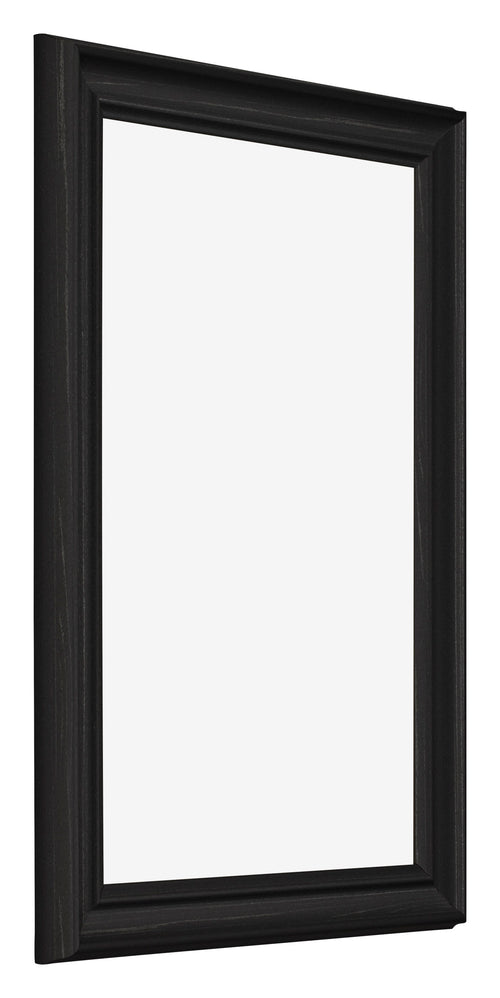 Cadre Photo 62x93cm Noir Grain de Bois MDF Lazio De Face Oblique | Yourdecoration.fr