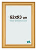 Cadre Photo 62x93cm Or Mat MDF Lazio De Face Mesure | Yourdecoration.fr
